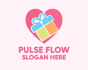 Cute Gift Present logo design