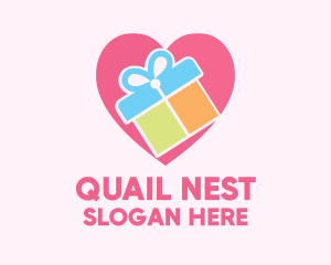 Cute Gift Present logo design