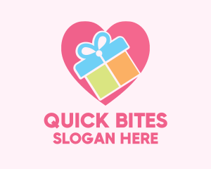 Cute Gift Present logo design