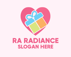 Cute Gift Present logo design