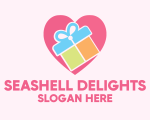 Cute Gift Present logo design