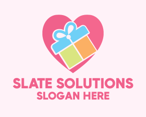 Cute Gift Present logo design