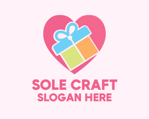 Cute Gift Present logo design