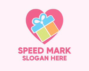 Cute Gift Present logo design