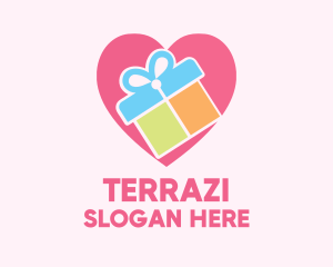 Cute Gift Present logo design