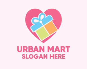 Store - Cute Gift Present logo design