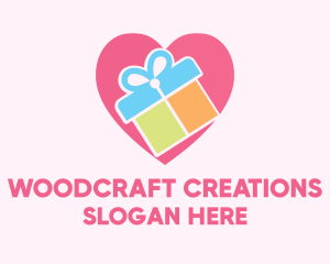 Cute Gift Present logo design