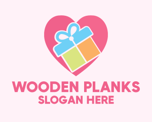 Cute Gift Present logo design