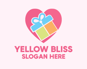 Cute Gift Present logo design