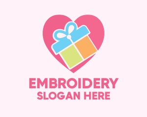 Cute Gift Present logo design