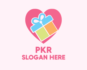 Cute Gift Present logo design