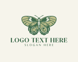 Delicate - Delicate Butterfly Moth logo design