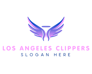 Angel Wings Halo logo design