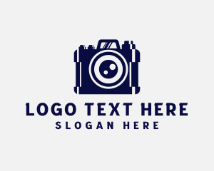 Dslr - Camera Photography Lens logo design