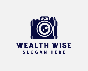 Dslr - Camera Photography Lens logo design