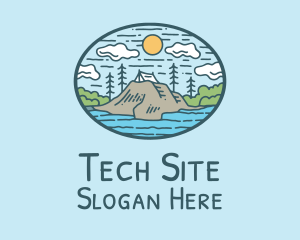 Site - Cliff Tent River Camp logo design