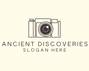 Camera Lens Photo logo design