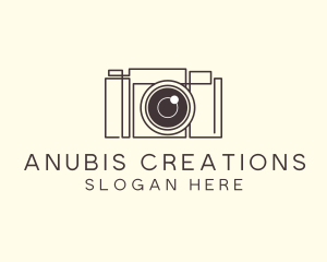 Camera Lens Photo logo design