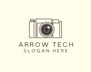 Camera Lens Photo logo design