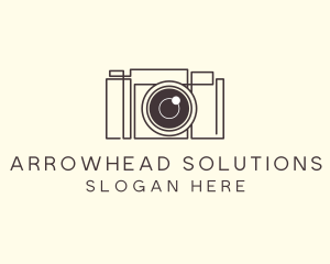 Camera Lens Photo logo design