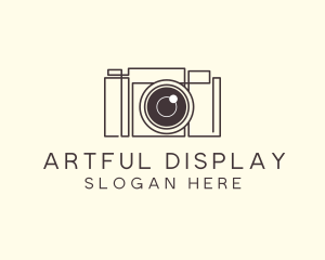 Camera Lens Photo logo design