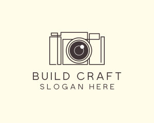 Camera Lens Photo logo design