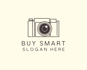 Camera Lens Photo logo design