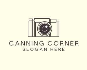 Camera Lens Photo logo design