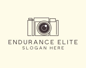 Camera Lens Photo logo design