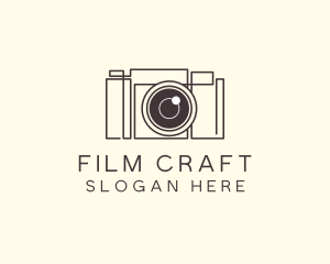 Cinematography - Camera Lens Photo logo design