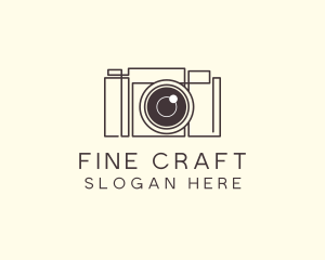 Camera Lens Photo logo design