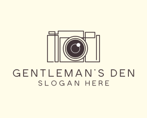 Camera Lens Photo logo design