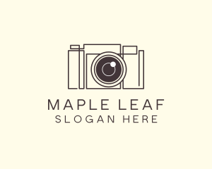 Camera Lens Photo logo design