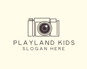 Camera Lens Photo logo design