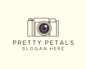 Camera Lens Photo logo design