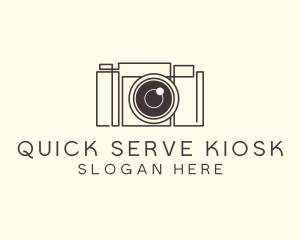 Camera Lens Photo logo design