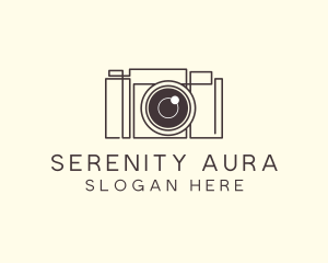 Camera Lens Photo logo design