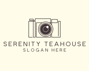 Camera Lens Photo logo design