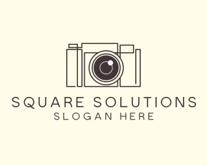 Camera Lens Photo logo design