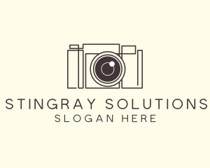 Camera Lens Photo logo design