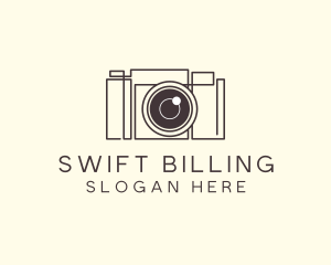 Camera Lens Photo logo design