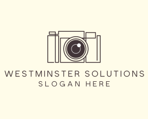 Camera Lens Photo logo design