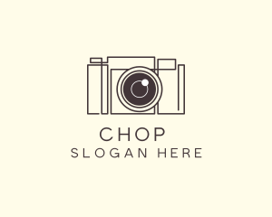 Cinematography - Camera Lens Photo logo design