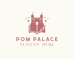 Palace Castle Book logo design