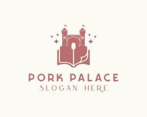 Palace Castle Book logo design