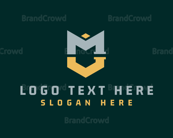 Professional Letter MC Business Logo