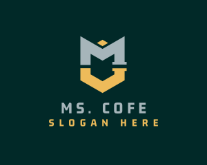 Professional Letter MC Business logo design