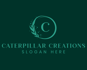 Eco Wellness Lifestyle Wreath logo design