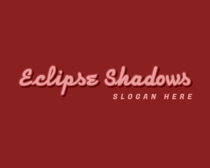 Shadow - Cursive Shadow Company logo design