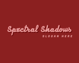 Cursive Shadow Company logo design